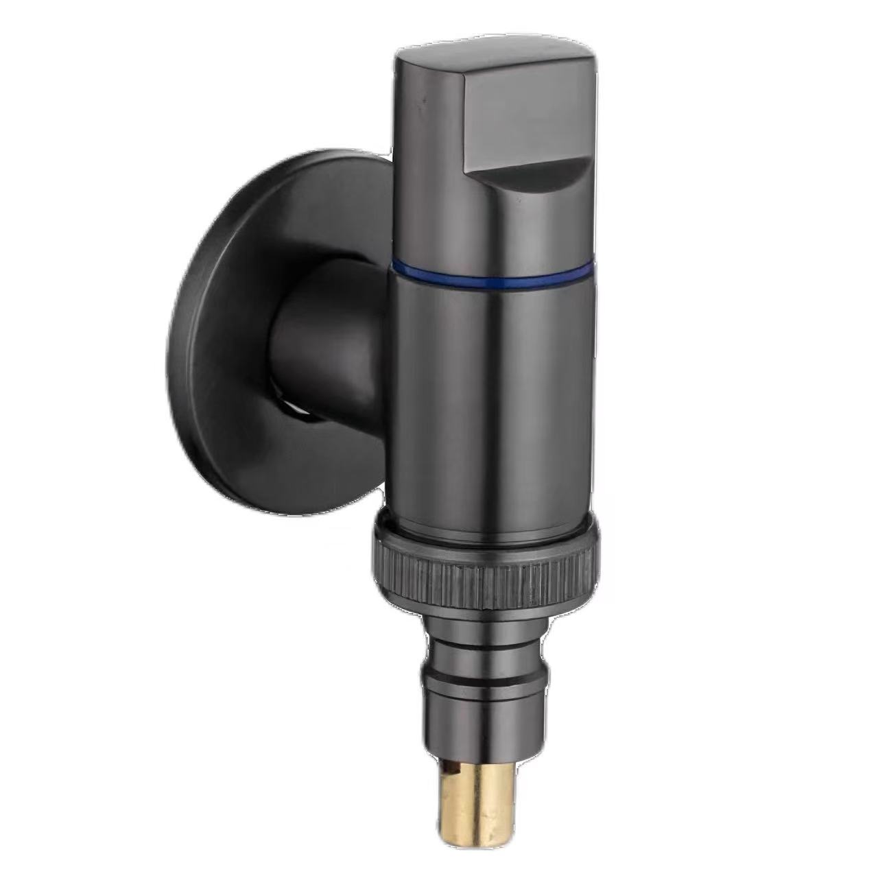 Mamirapiratra Chrome Gun Grey milina fanasan-drano fijanonana valves