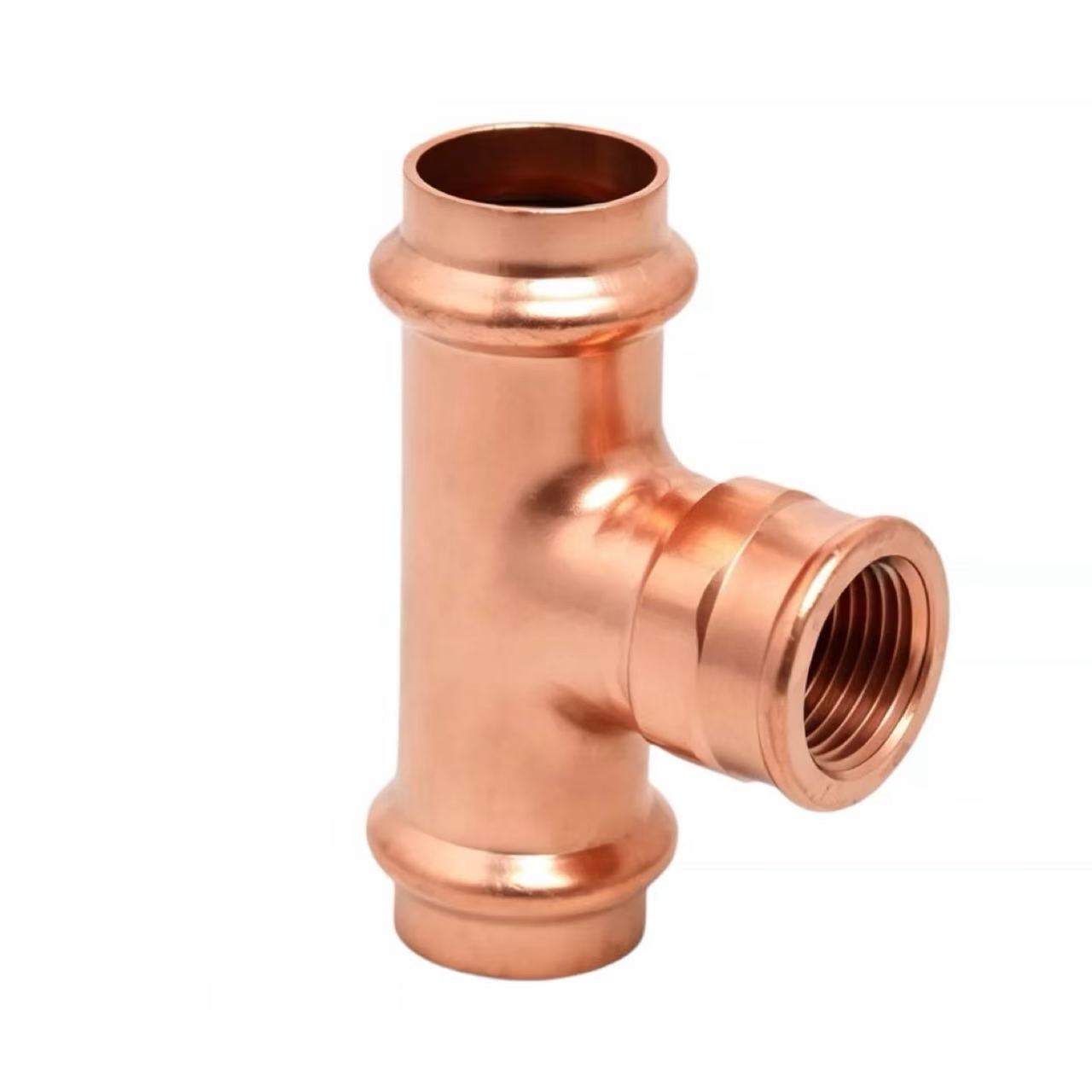 Double-Clamp anatiny Thread Tee Connector