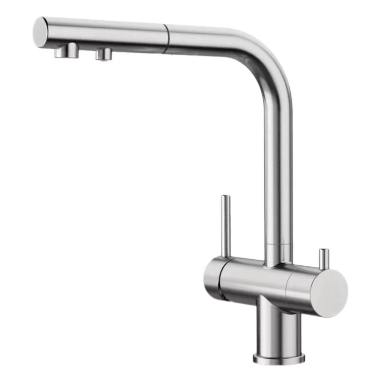Faucet fanadiovan-drano an-dakozia, Fifehezana roa, tànana roa Faucet fanadiovan-drano an-dakozia, Fifehezana roa, tànana roa