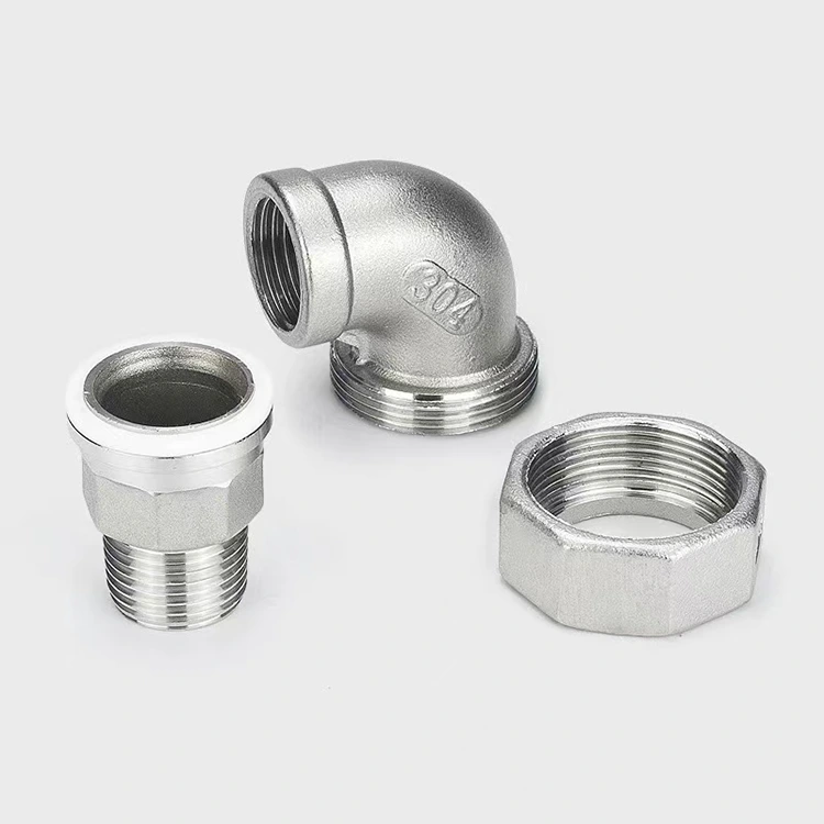 Quick-Install Male Threaded Union Elbow 