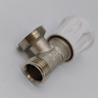 Copper thermostatic radiator angle valve