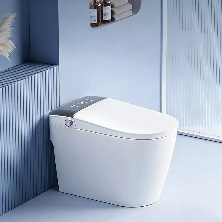 Large Screen Digital Display Knob Smart Toilet