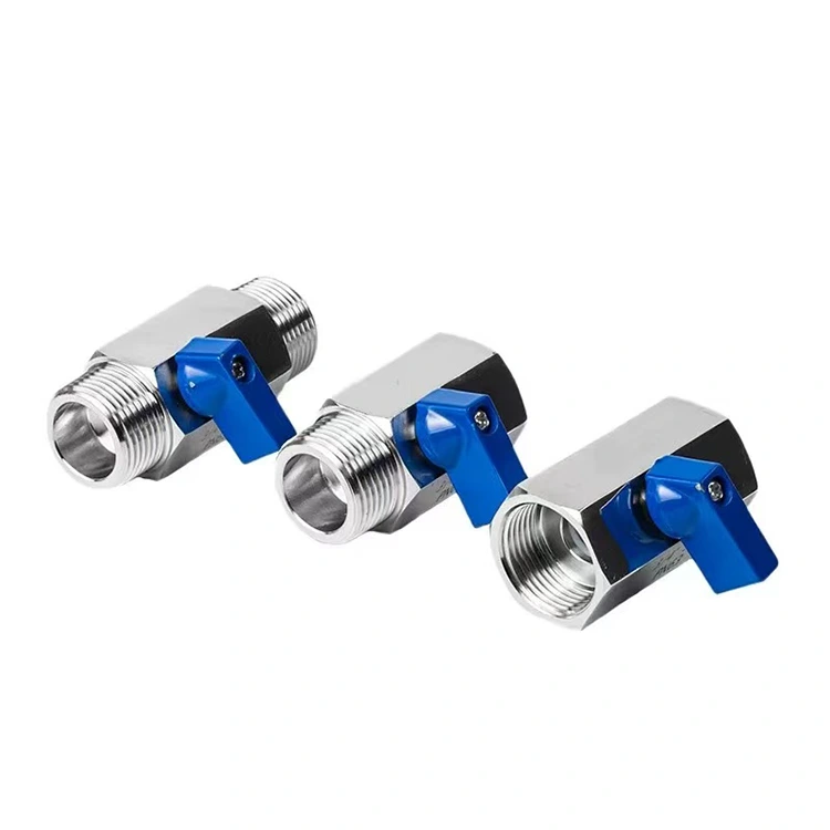 Valve Ball Mini manokana ho an'ny HVAC sy entona