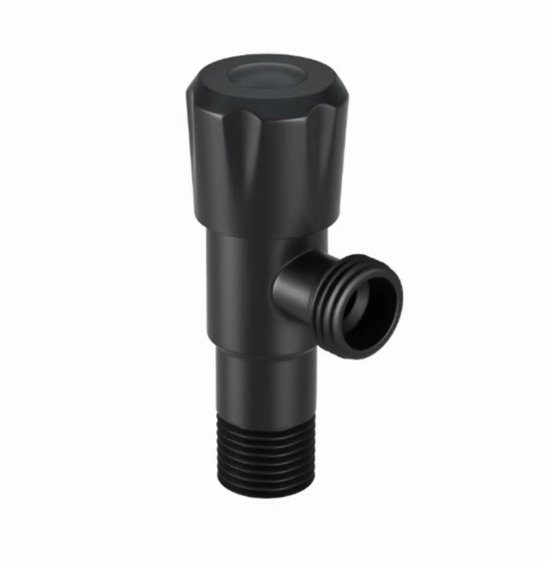 Modern Minimalist Matte Black Triangle Valve