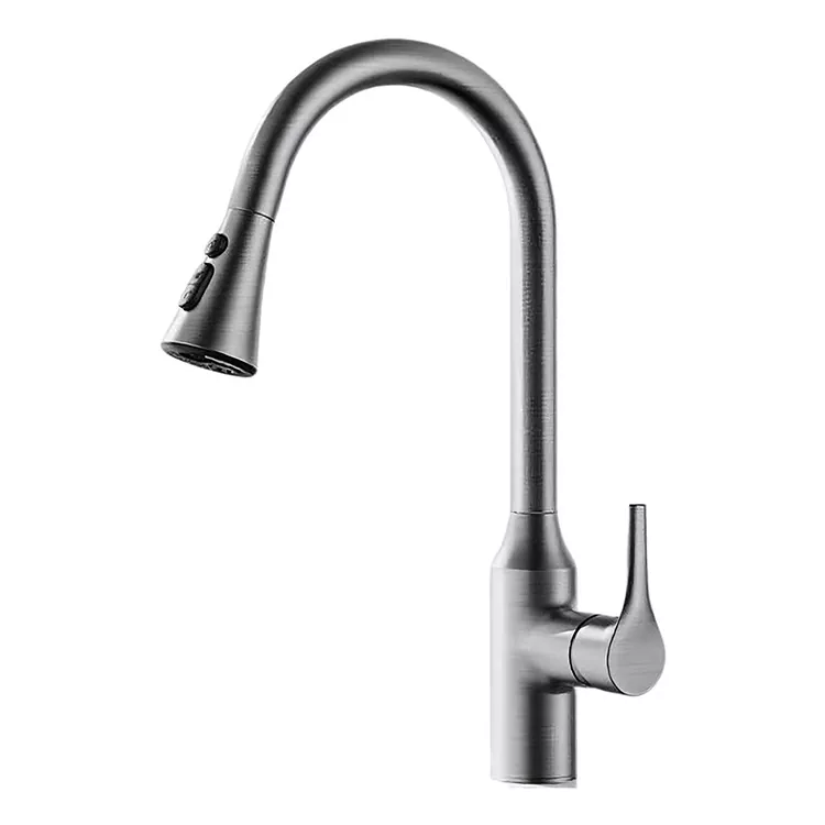 Faucet an-dakozia mafana sy mangatsiaka mihodinkodina