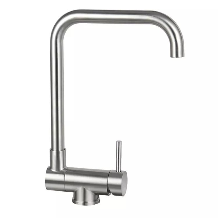 Faucet mafana sy mangatsiaka mihodinkodina amin'ny lakozia fito