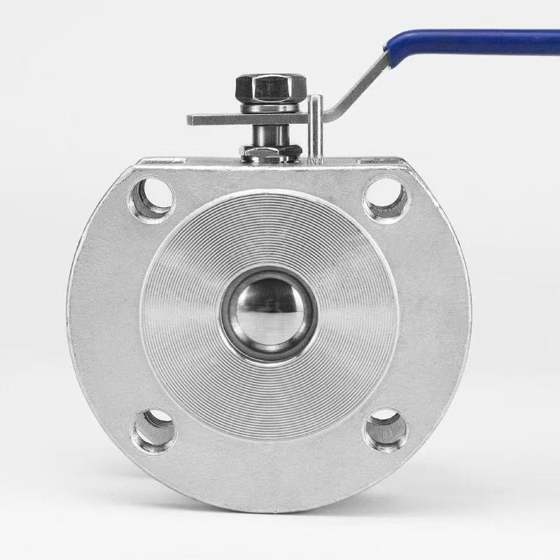 Valve baolina karazana Wafer miaraka amin'ny tendron'ny flange